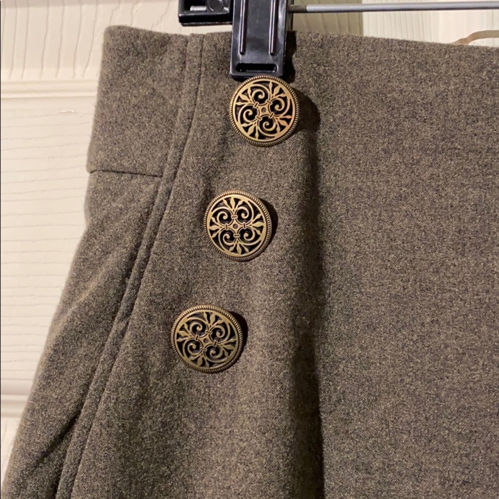 Olive Green Pencil Skirt
